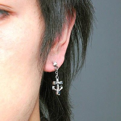 シルバースタッドピアス(片耳用)