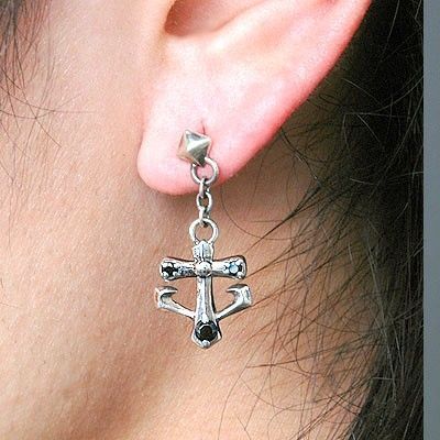 シルバースタッドピアス(片耳用)