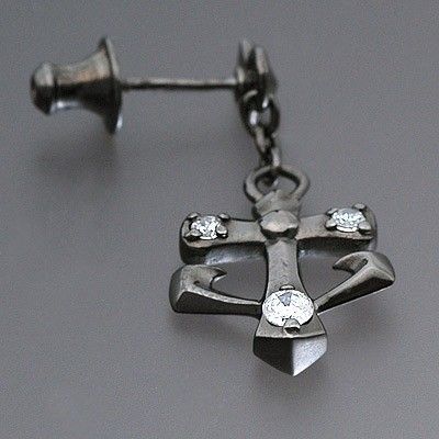 シルバースタッドピアス(片耳用)