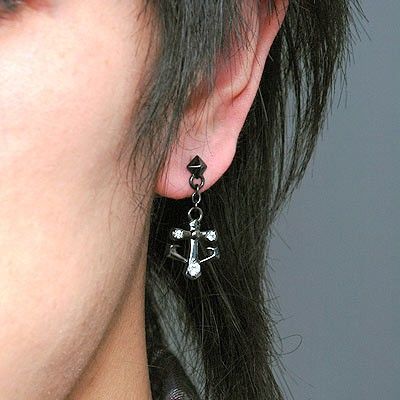 シルバースタッドピアス(片耳用)