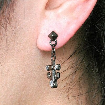 シルバースタッドピアス(片耳用)