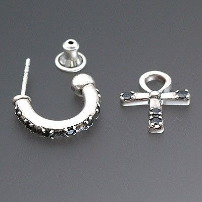 シルバーフープピアス(片耳用)