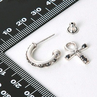 シルバーフープピアス(片耳用)