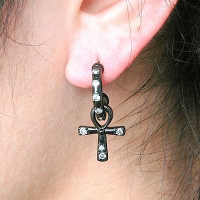 シルバーフープピアス(片耳用)