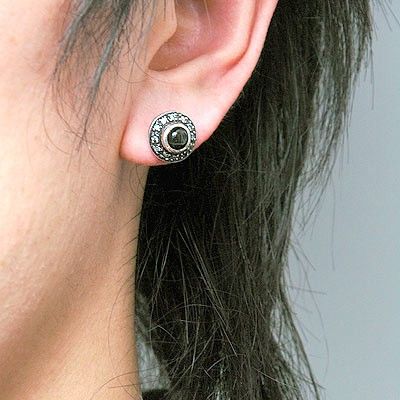 シルバースタッドピアス(片耳用)