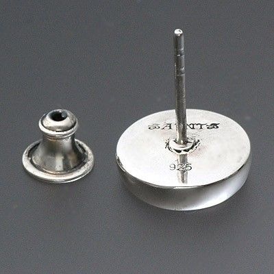 シルバースタッドピアス(片耳用)