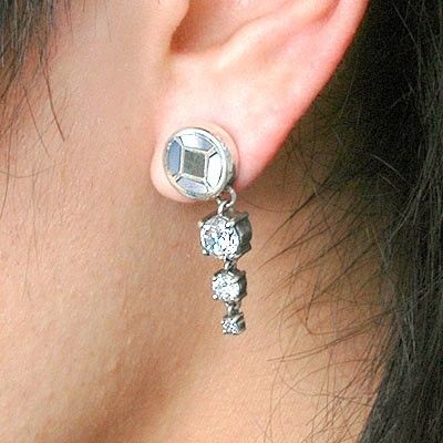 シルバースタッドピアス(片耳用)