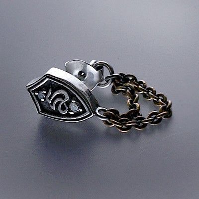 シルバースタッドピアス(片耳用)