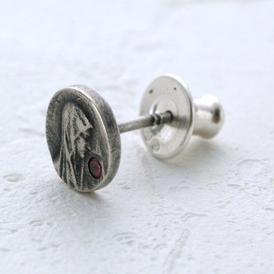 シルバースタッドピアス(片耳用)