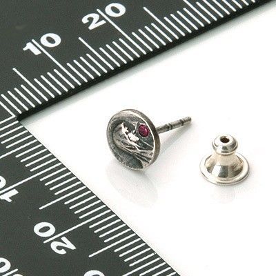 シルバースタッドピアス(片耳用)