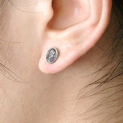 シルバースタッドピアス(片耳用)