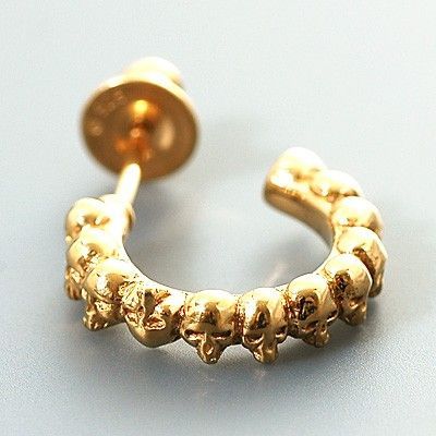 シルバーフープピアス(片耳用)