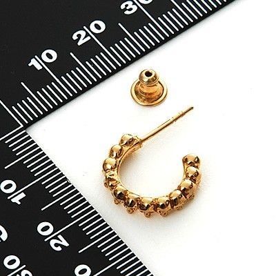 シルバーフープピアス(片耳用)