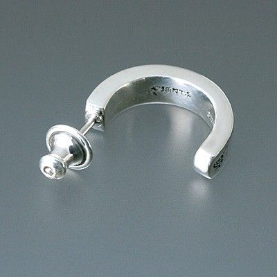 シルバーフープピアス(片耳用)