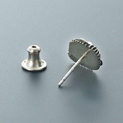 シルバースタッドピアス(片耳用)