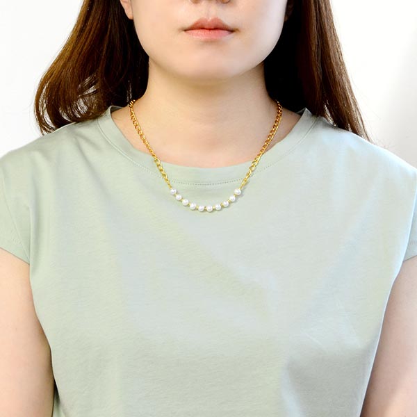 淡水パールネックレス