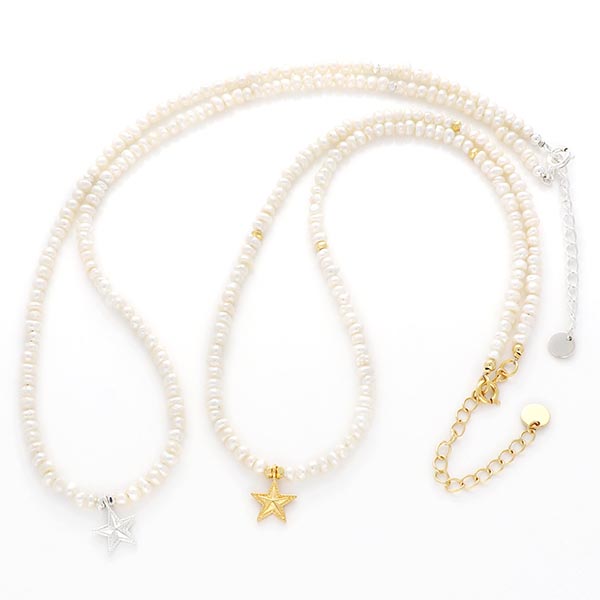 淡水パールペアネックレス