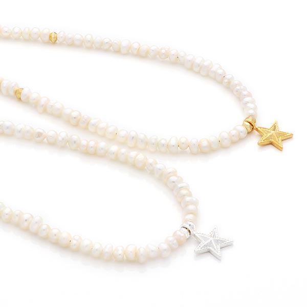 淡水パールペアネックレス