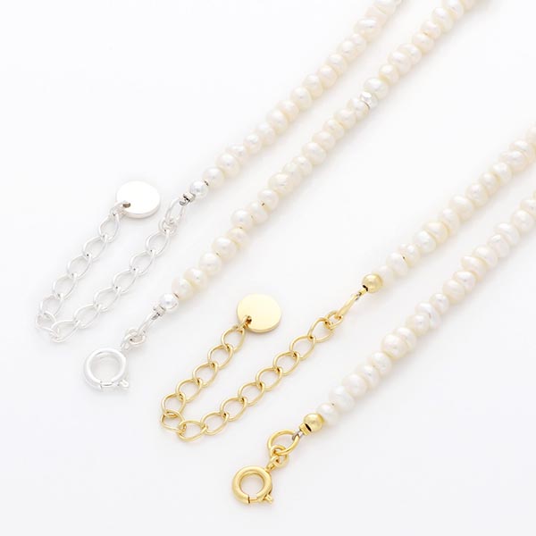 淡水パールペアネックレス