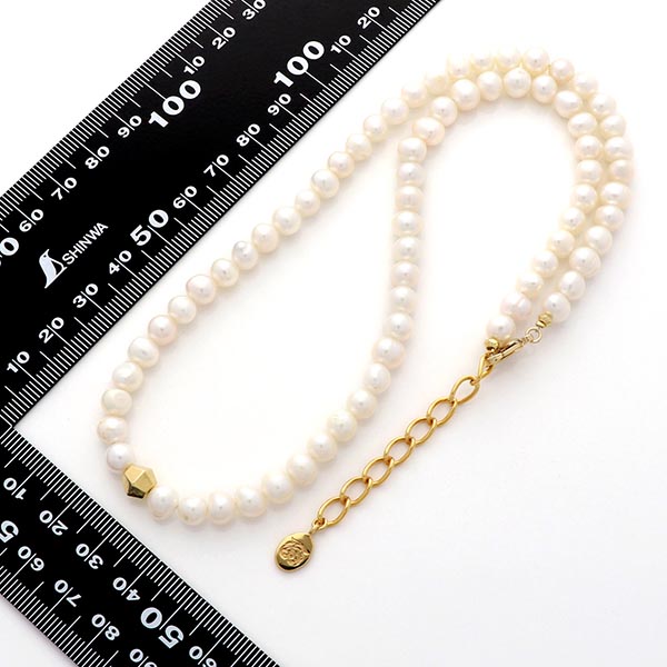 淡水パールネックレス