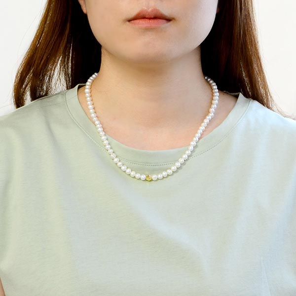 淡水パールネックレス