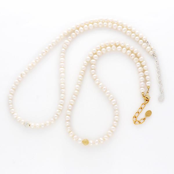 淡水パールペアネックレス