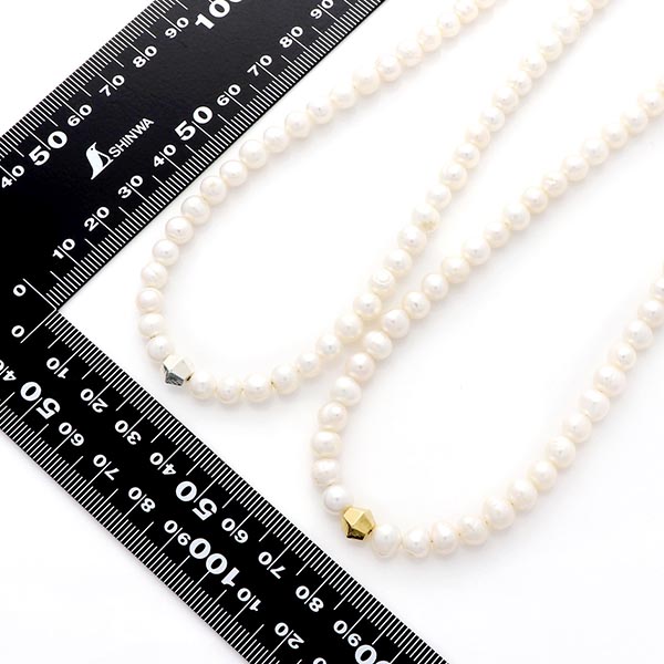 淡水パールペアネックレス