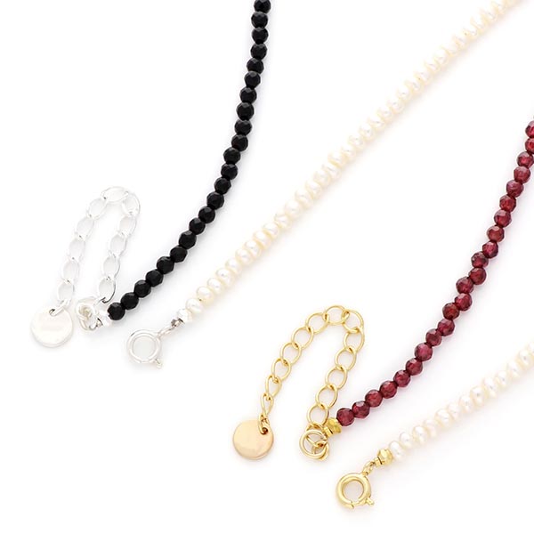 淡水パールペアネックレス