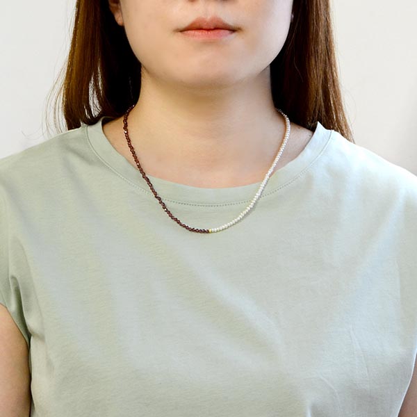 淡水パールネックレス