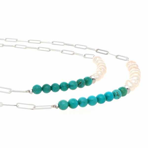 淡水パールペアネックレス