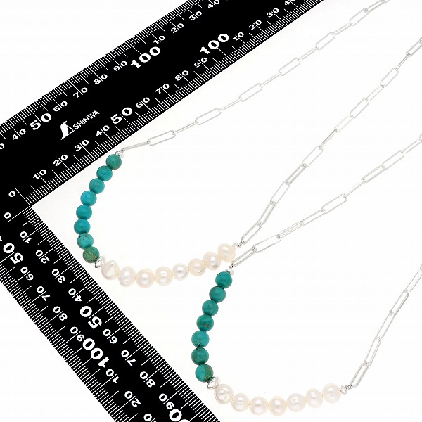 淡水パールペアネックレス