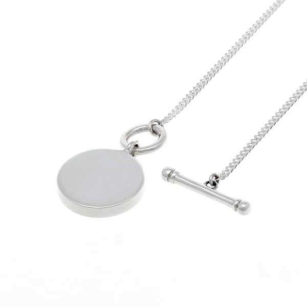 シルバーペアネックレス