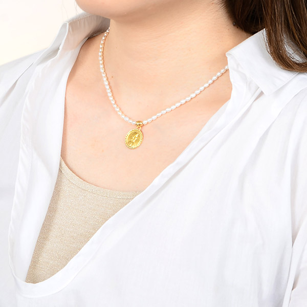 淡水パールネックレス