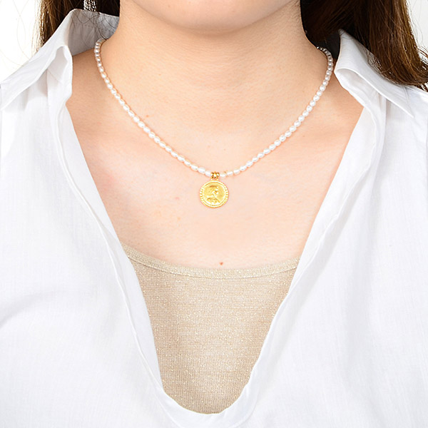 淡水パールネックレス