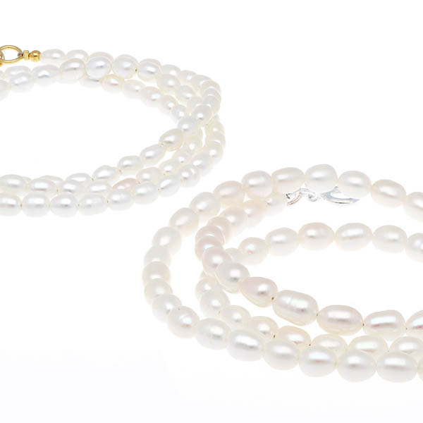 淡水パールペアネックレス