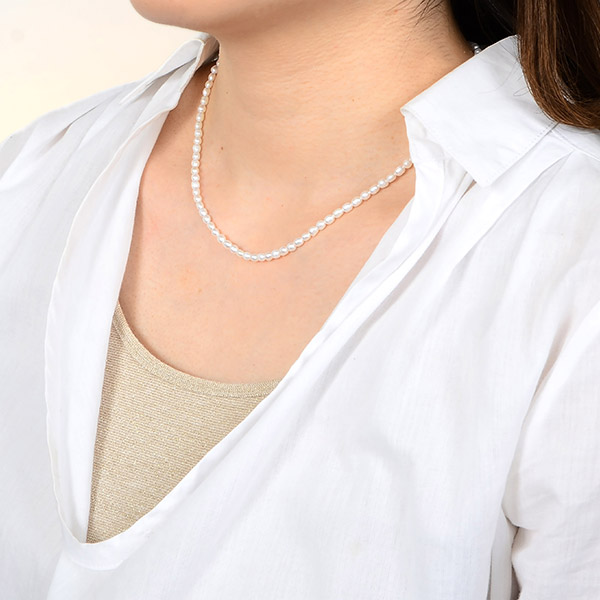 淡水パールペアネックレス