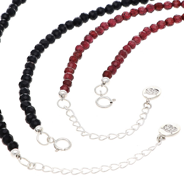 ビーズペアネックレス