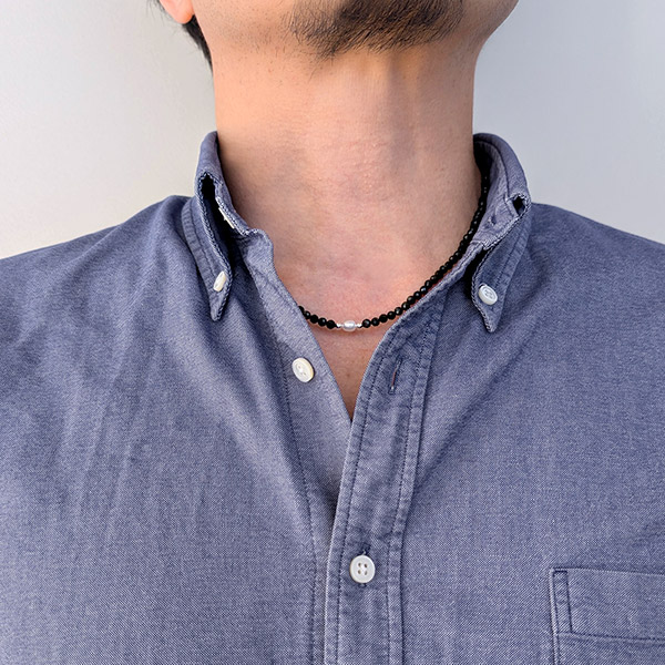 ビーズネックレス