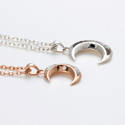 シルバーペアネックレス