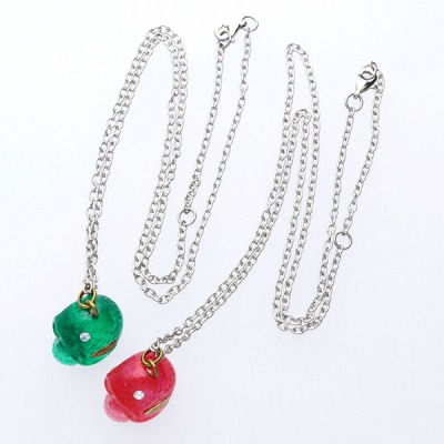 ステンレスペアネックレス