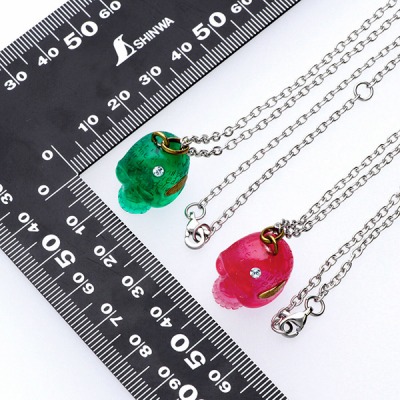 ステンレスペアネックレス