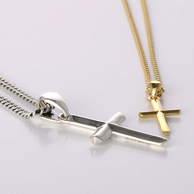 シルバーペアネックレス