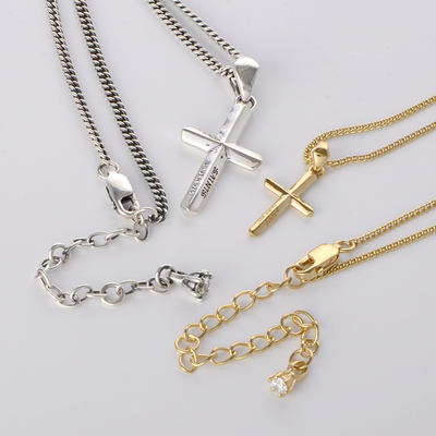 シルバーペアネックレス