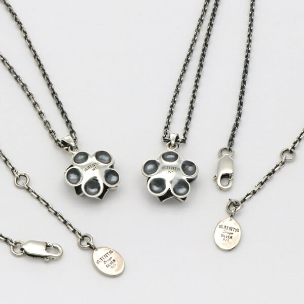 シルバーペアネックレス