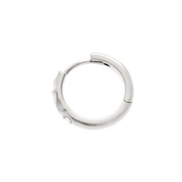 シルバーペアピアス