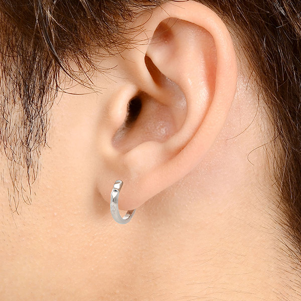 シルバーペアピアス