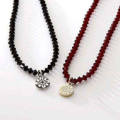 シルバーペアネックレス