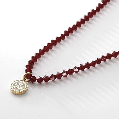 シルバーペアネックレス