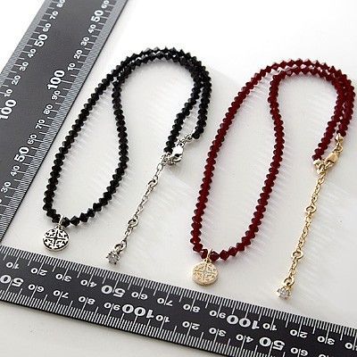 シルバーペアネックレス