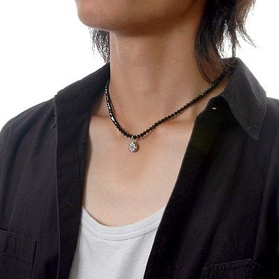 シルバーペアネックレス